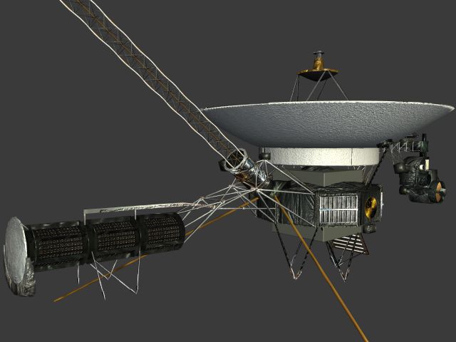 太空探测器,太阳系空间探测器,Voyager1卫星,旅行者1号探测器,木星土星外太阳系探测器