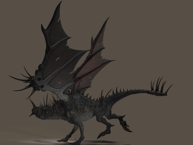 刺龙,影视级刺龙,spikydragon,神话中的龙,传说中的飞龙