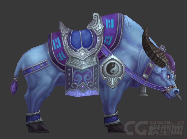 梦魇 坐骑 含obj格式_monkey1234作品_动物哺乳_cg模型网