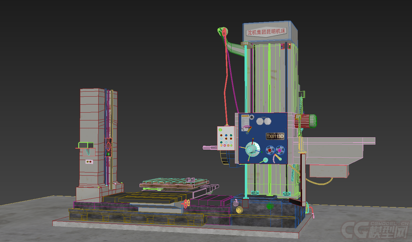 数控机床模型二模型-机器人／机甲模型库-模型下载-cg模型网