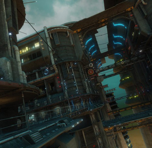 国风科幻系列——未来街道 中国风未来城市 未来城市 科幻城市 未来