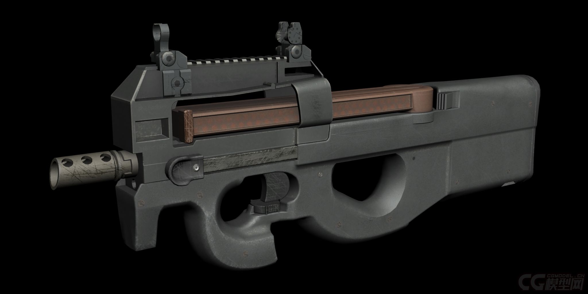 破解游戏p90冲锋枪