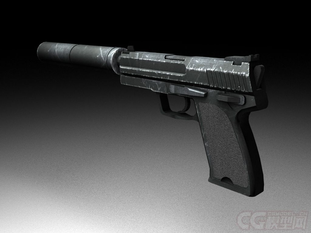 自建低模usp消音版.max2011和2014格式