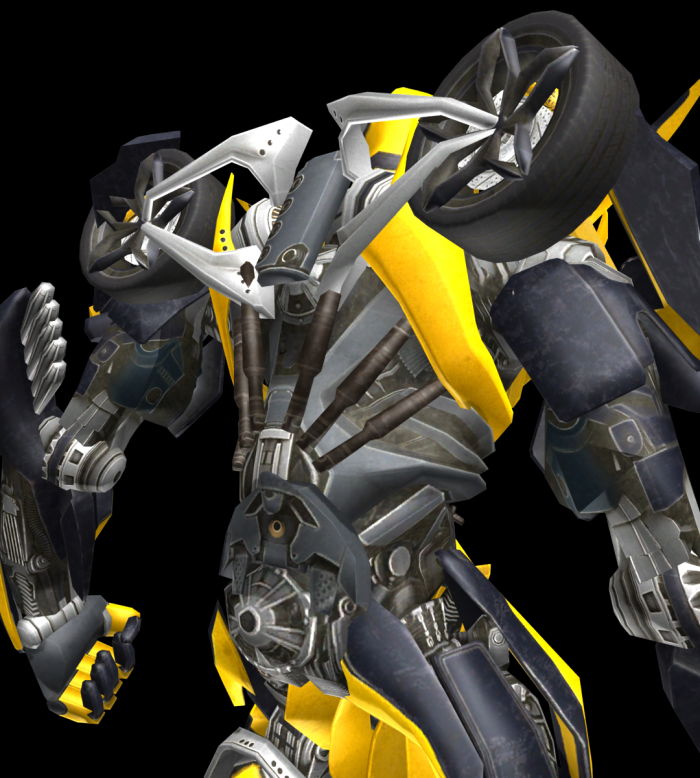 《变4》的style!变形金刚大黄蜂-有绑定有动画!