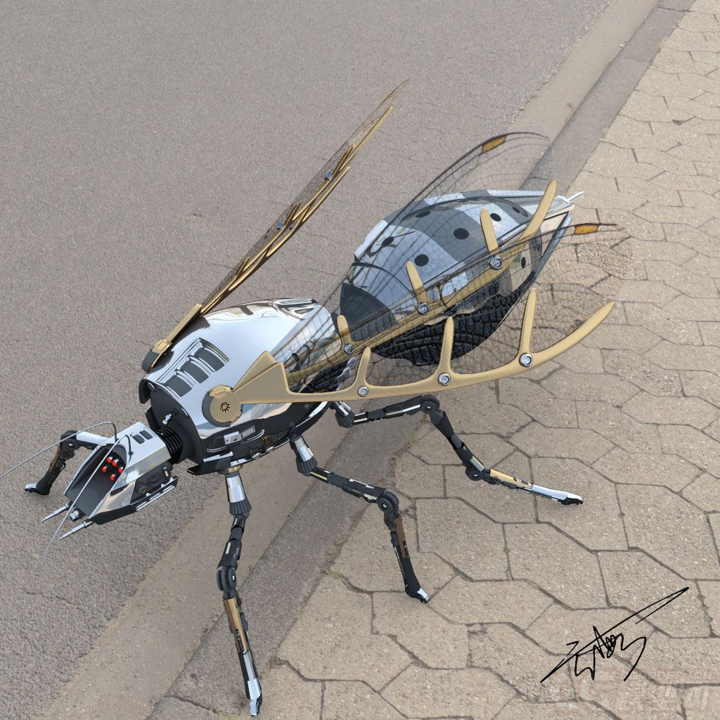 机械蜜蜂 robot honeybee