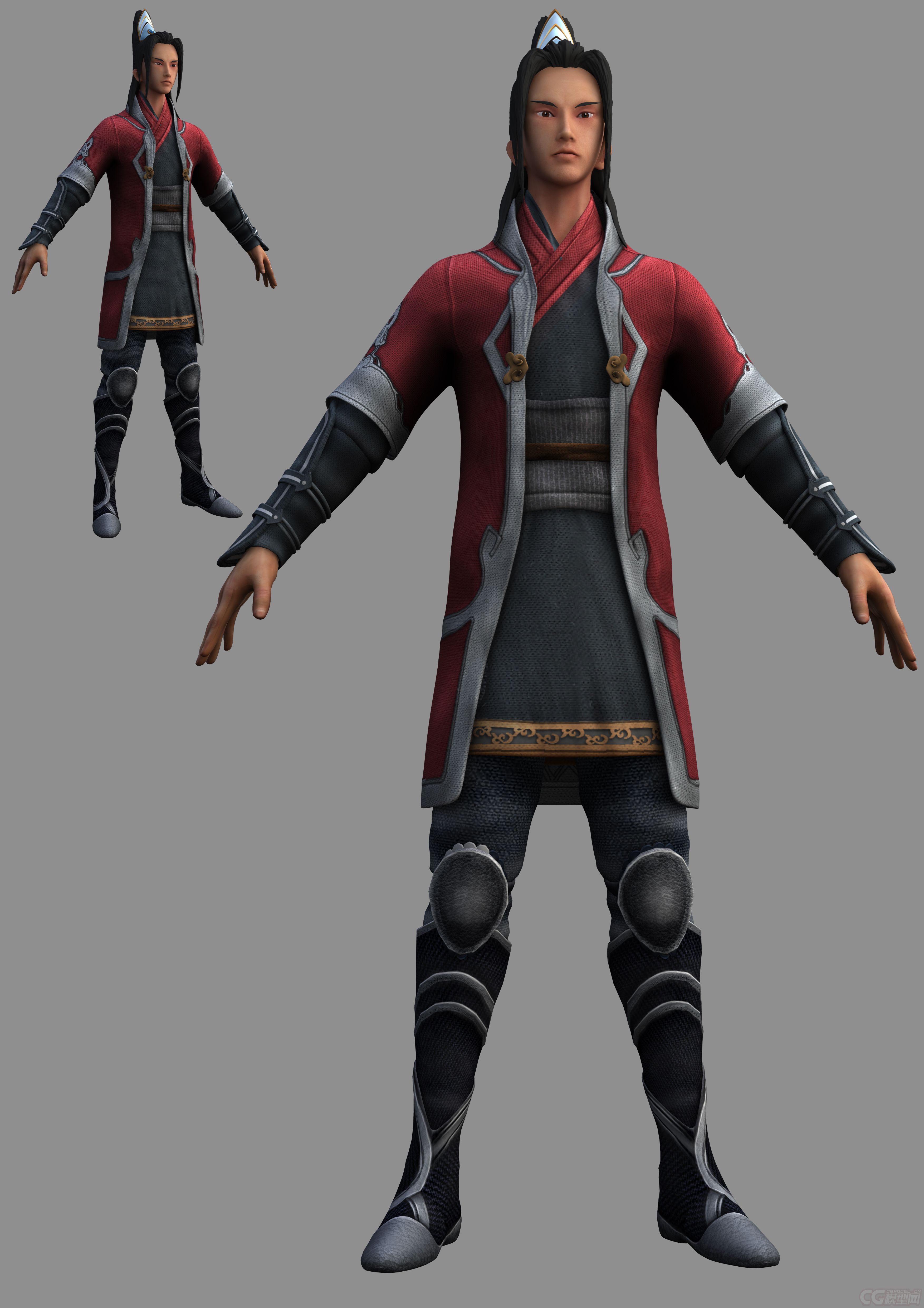 古装男_北京中视瑞德文化传媒股份有限公司作品_人物孩子-女_cg模型网