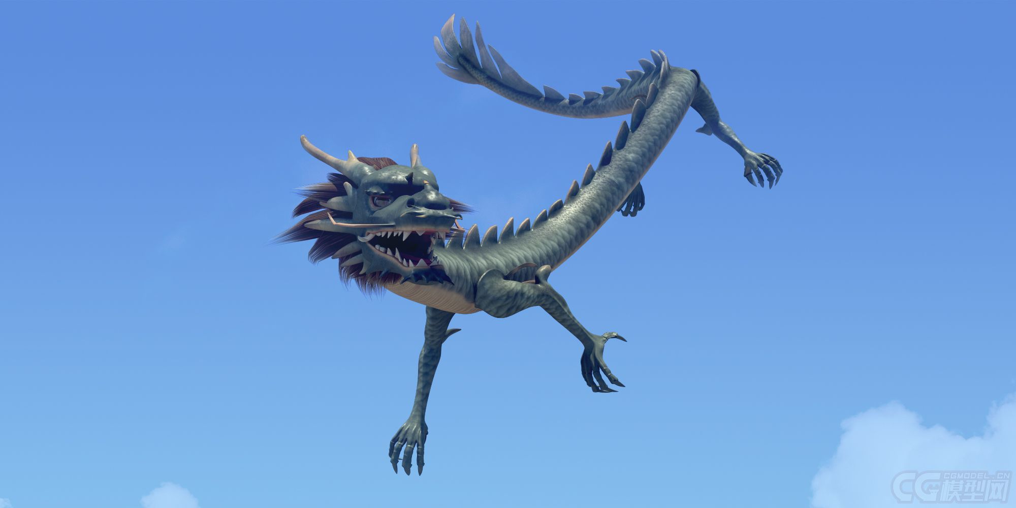 一条龙 带绑定动画_北京中视瑞德文化传媒股份有限公司作品_动物哺乳_