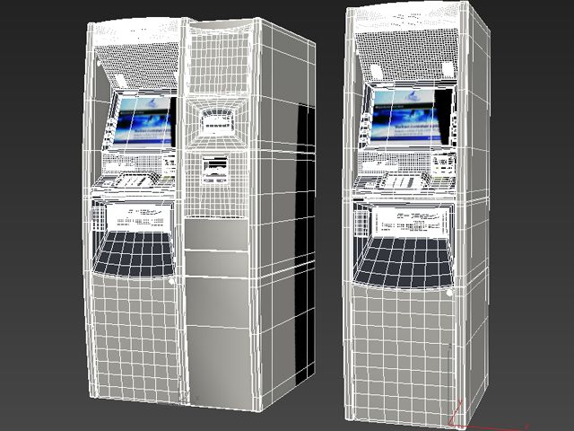 l两款影视级atm自动取款机,atm,自动存取款机,atm_diebold,迪堡atm720