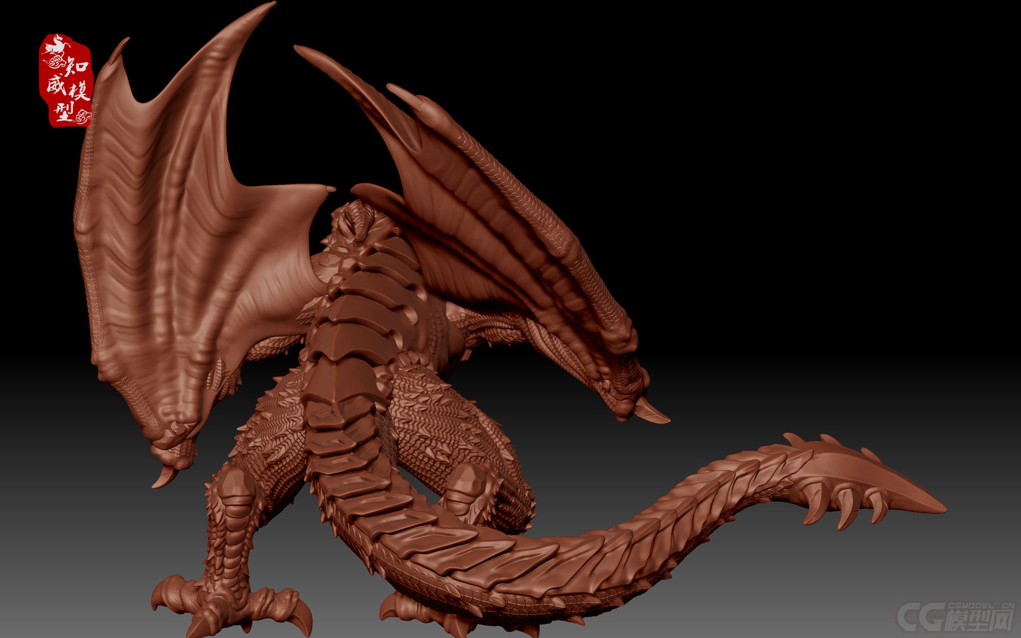 龙之怒手办模型全套  可3d打印