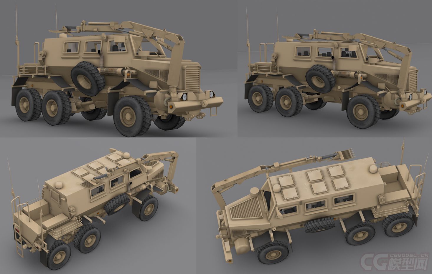 次世代戰爭軍用防地雷反伏擊6x6輪裝甲車 運輸車 越野大卡車 步兵戰車