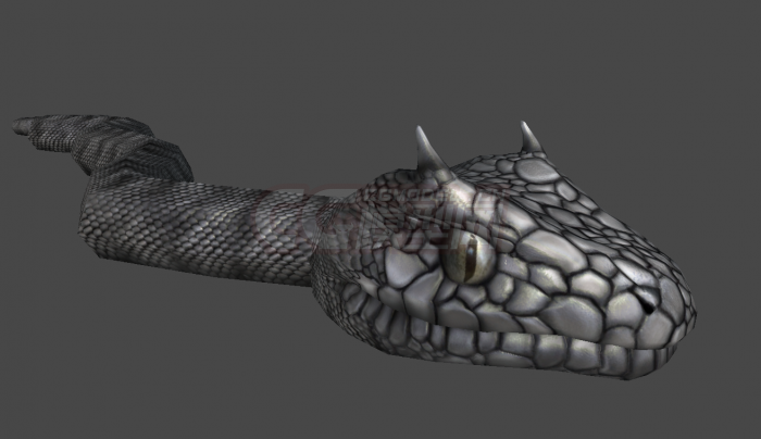 游戏怪物角色系列_蛇 变异蛇妖 异形蛇怪