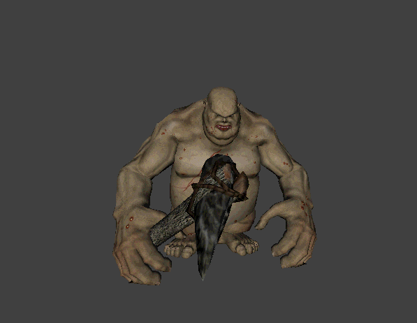 游戏怪物角色系列_食人魔 嗜血兽