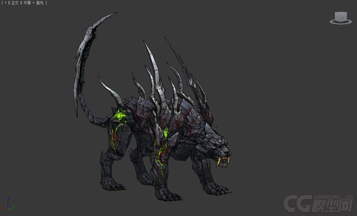 机械豹子机械动物 机器动物不带动画