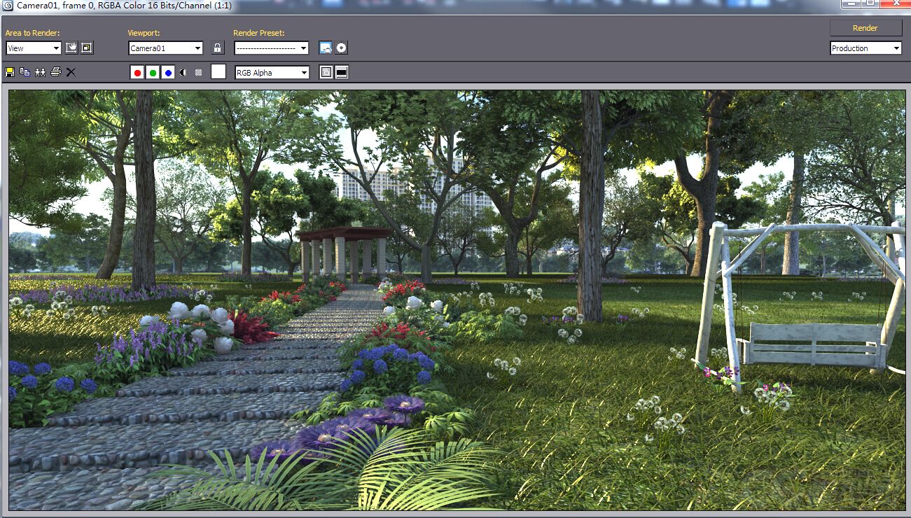 精美 树林间模型-自然场景模型库-模型下载-cg模型网