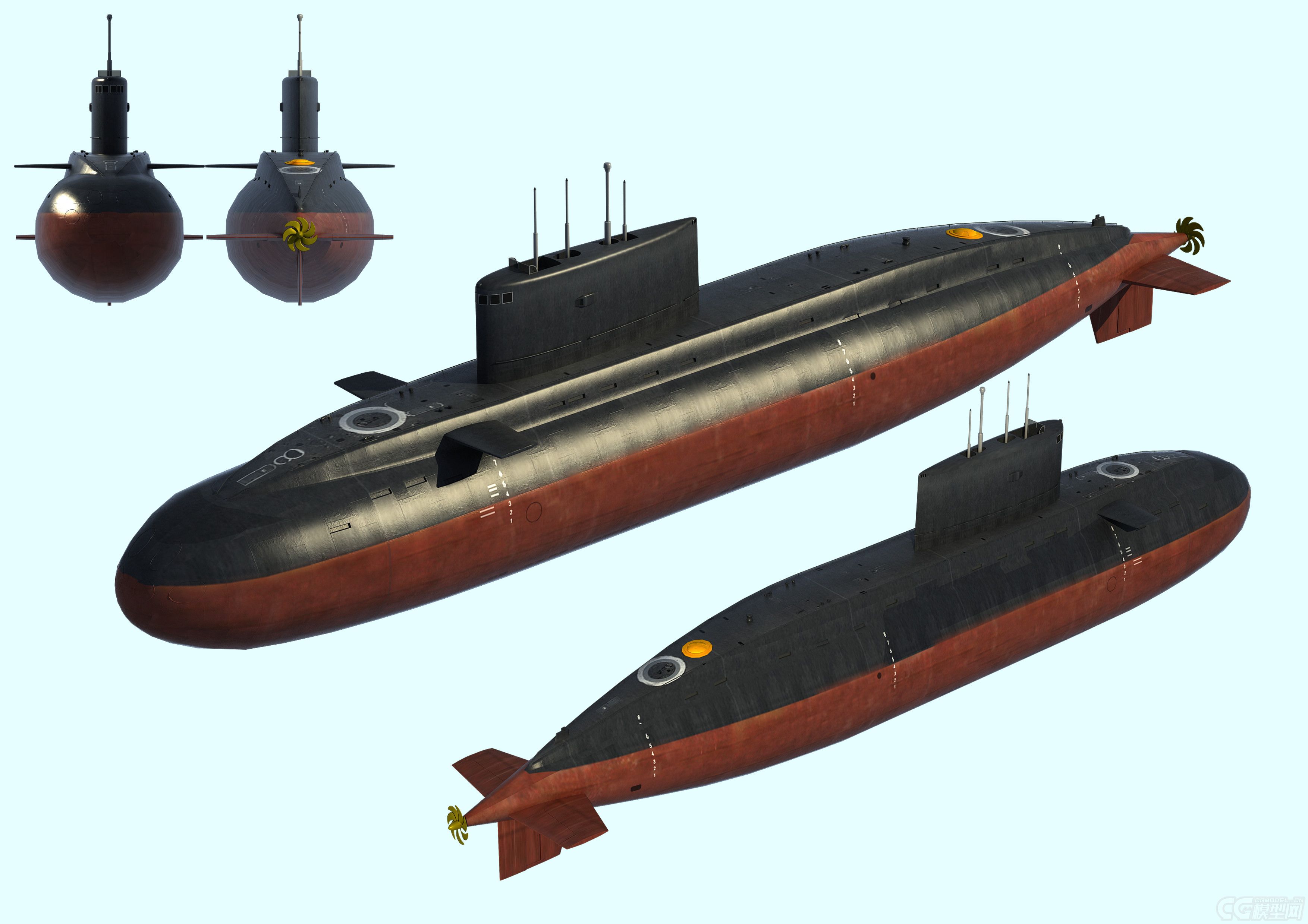 中国海军 基洛级潜艇 潜艇 潜水艇