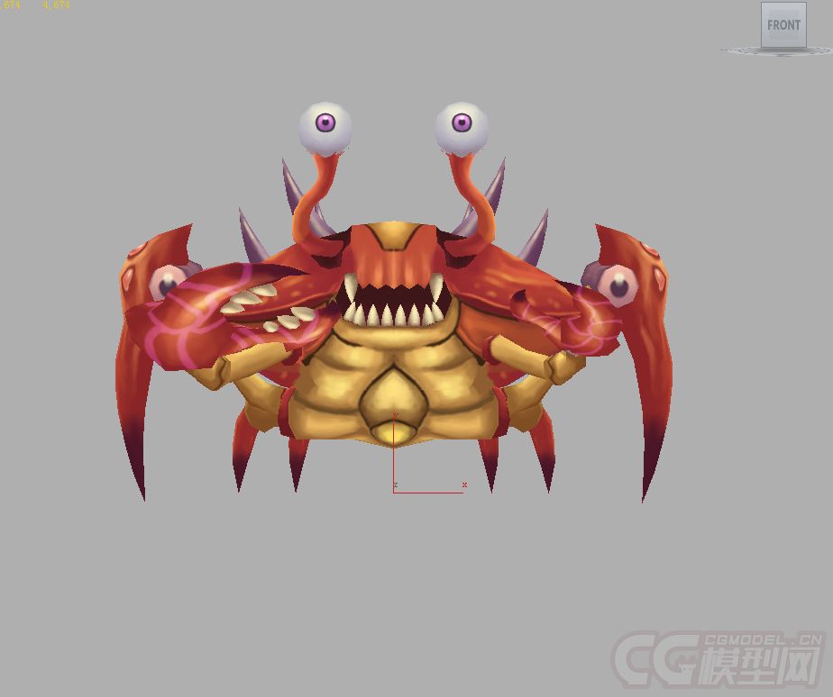 大螃蟹水产大眼睛怪物