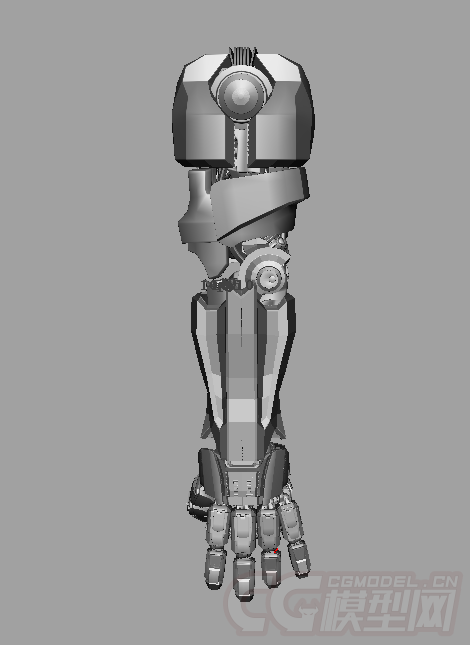 机械手臂_wangd_198405作品_人物机器人/机甲_cg模型网