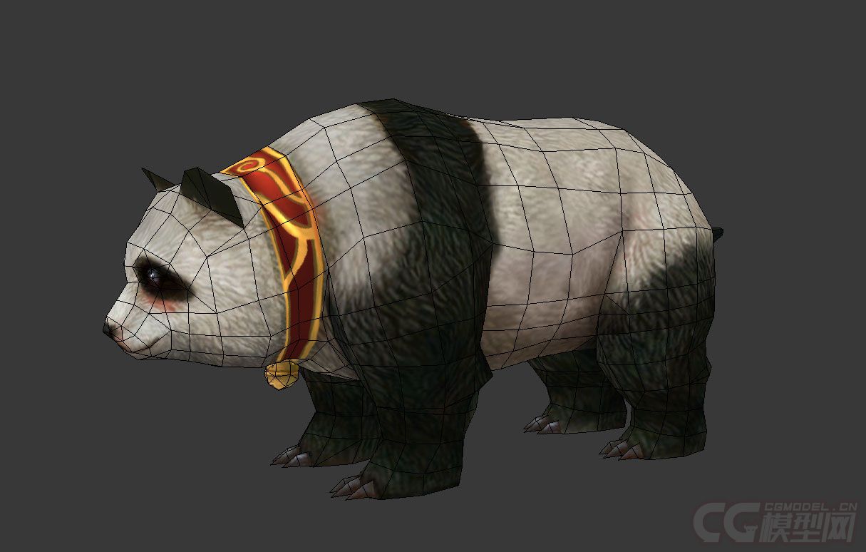 熊猫大熊猫_duofu1hao作品_动物哺乳_cg模型网