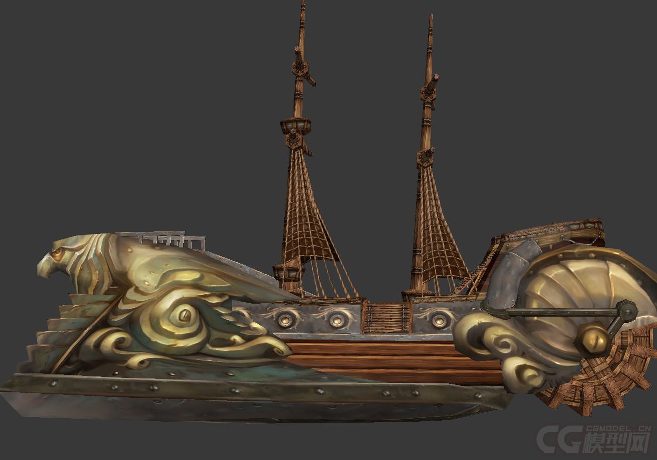 古代战船船只轮船轮船飞船