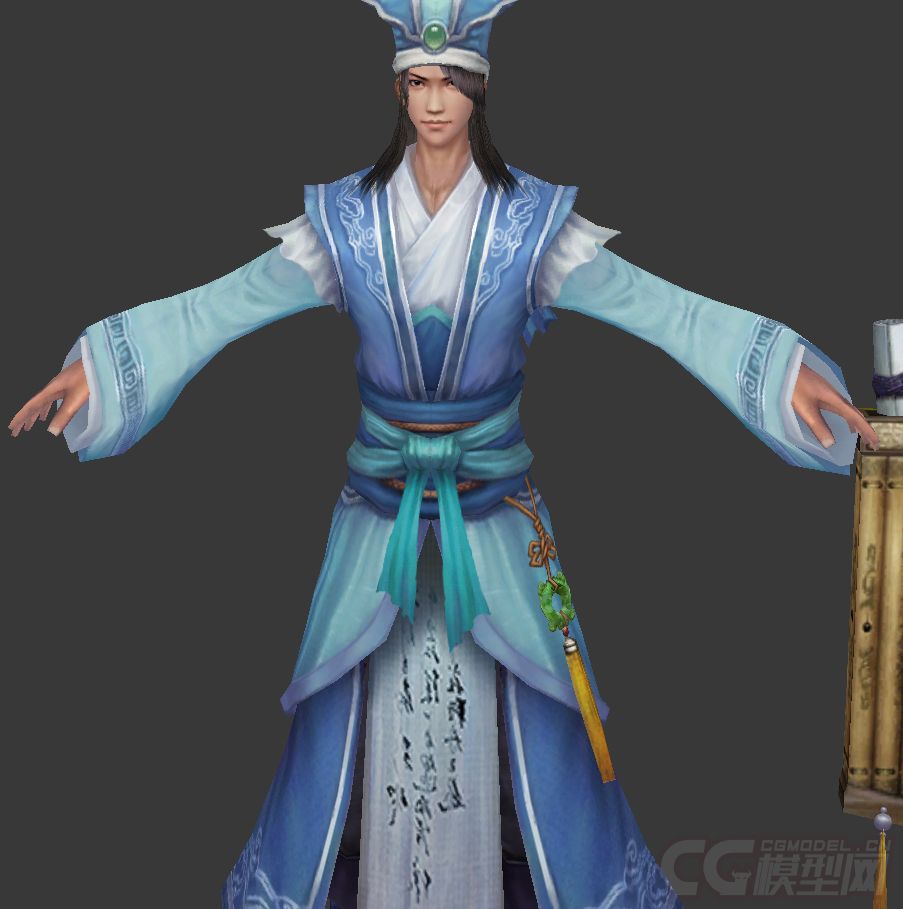 古代人物进京赶考的书生学子文弱书生