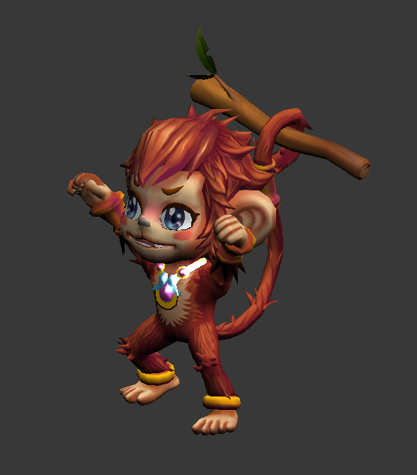 游戏怪物角色牛的原型