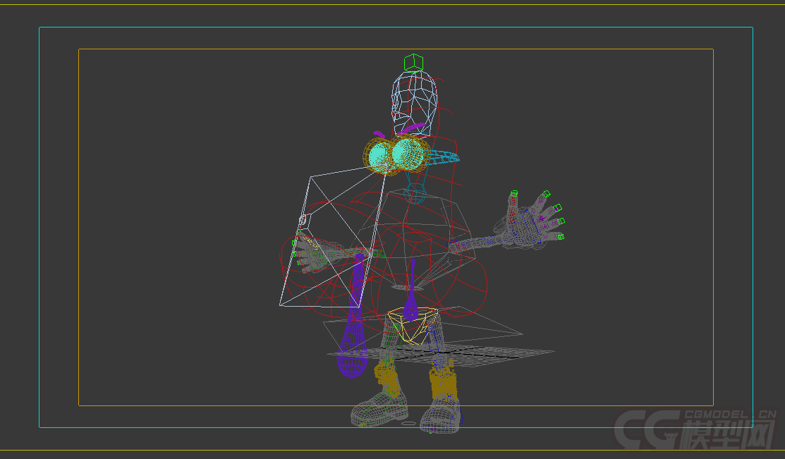 鼻子动画_6160859作品_人物孩子-女_cg模型网