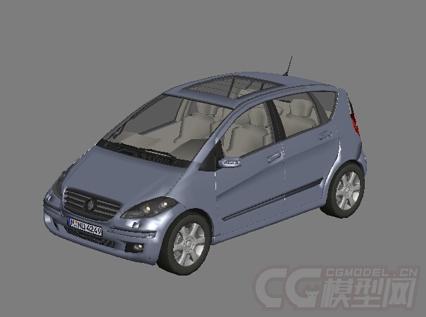 dosch 3d奔驰mercedes_a_哎嘿嘿嘿作品_车辆人力车_cg模型网