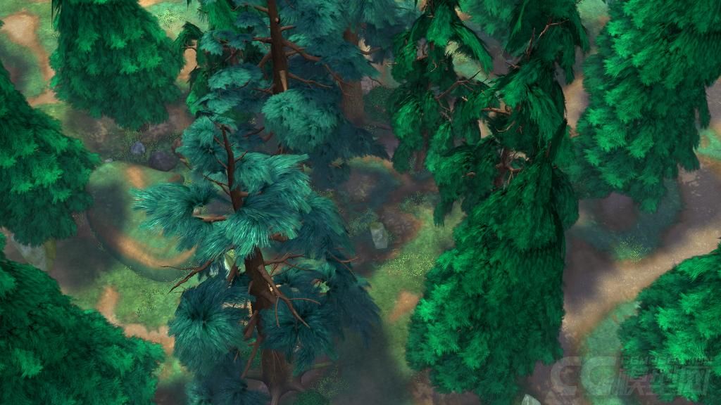 影视动画级别森林场景