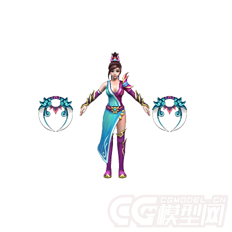 罗刹女-第一套装备_猫夏的小九九作品_国内游戏资源整理_cg模型网