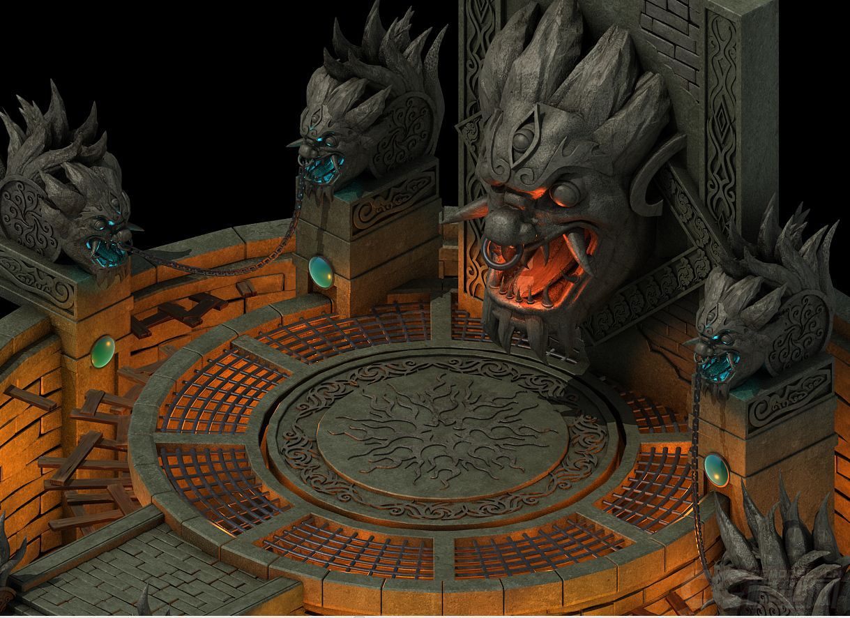 地狱祭台传送台练功台