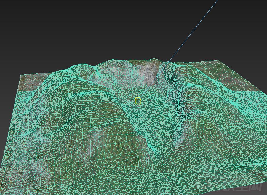 葫芦型山谷 有一个出口