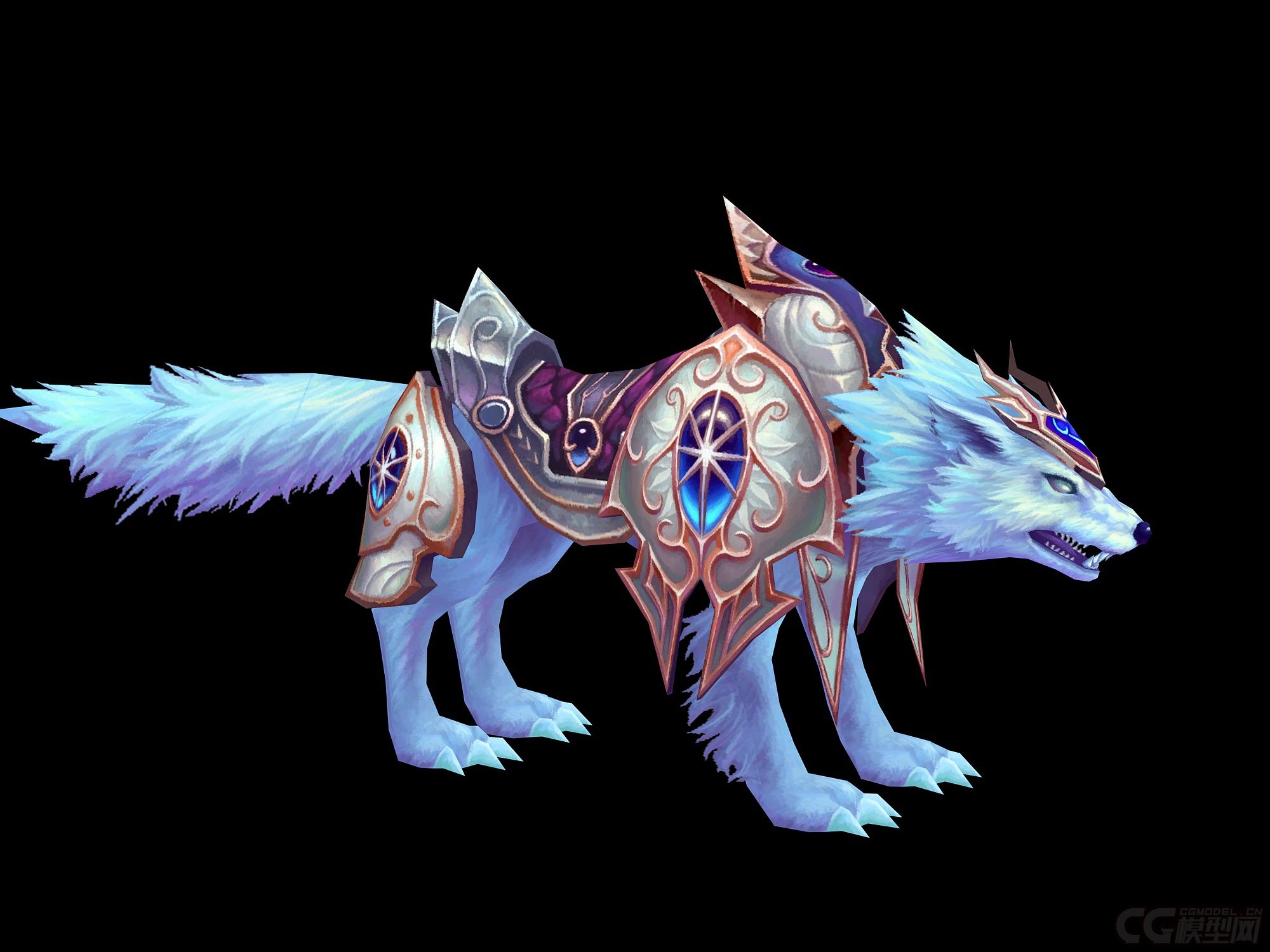 幽灵狼坐骑雪狼霜狼坐骑白狼