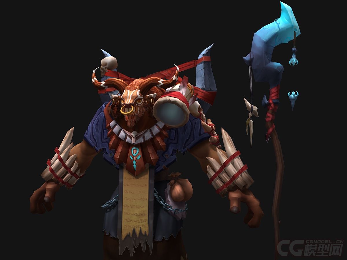 高质量牛头人萨满祭司牛头人祭祀牛头怪牛头人法师