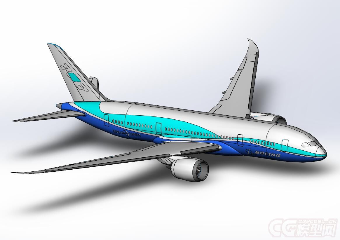 波音787飞机模型,运输机,战斗机,航空飞机模型