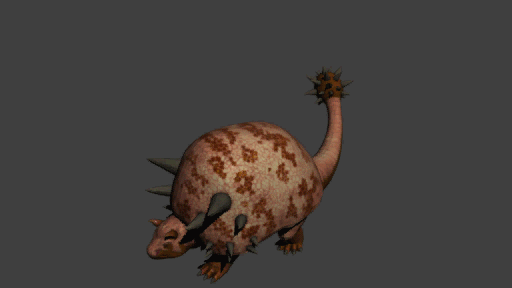 星尾兽(有绑定动画)