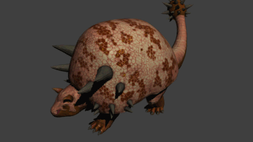 星尾兽(有绑定动画)