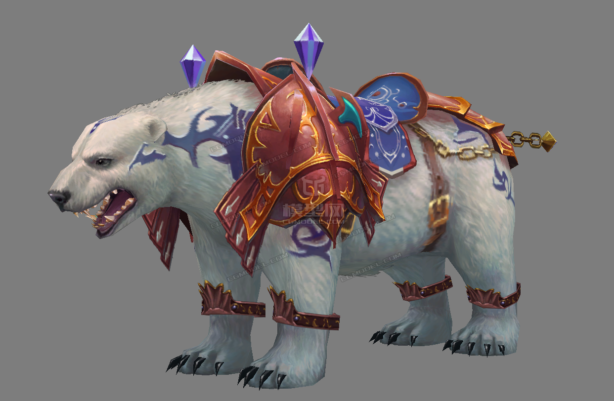 高质量坐骑白熊 北极熊坐骑