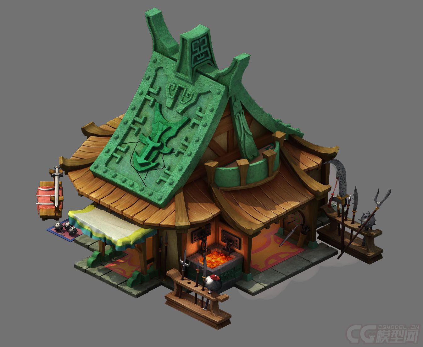 高质量武器店 武器铺 铁匠铺 武器制造点