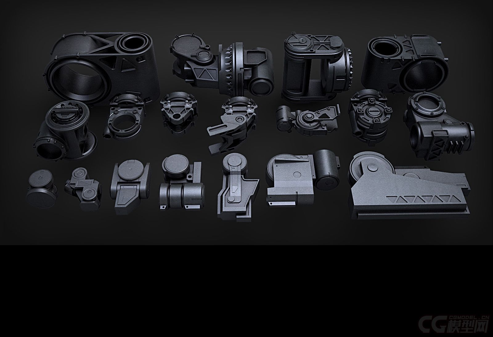 Asset detail. Kitbash3d Mini Kit Skylines. Hard surface пропсы. Zbrush китбаш. Kitbash 3d.