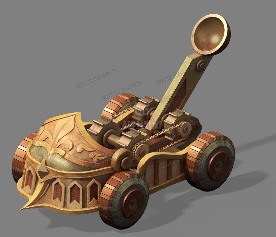 q版投石车,弩车,攻城车