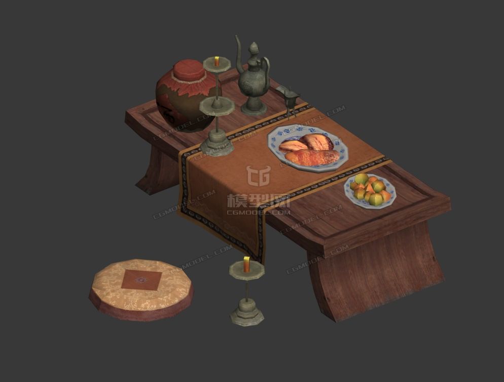 古代吃饭桌子图片图片