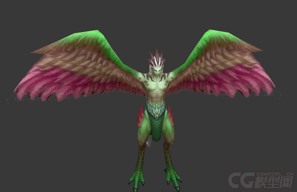 鹰身人怪物鸟人鹰人半身人