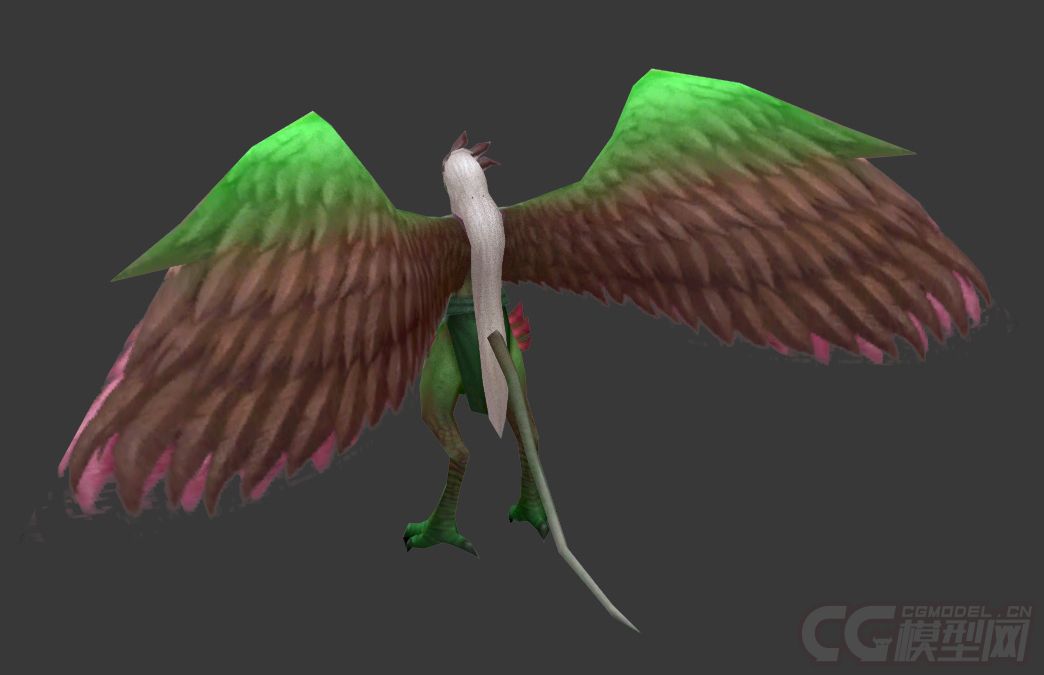 鹰身人怪物鸟人鹰人半身人