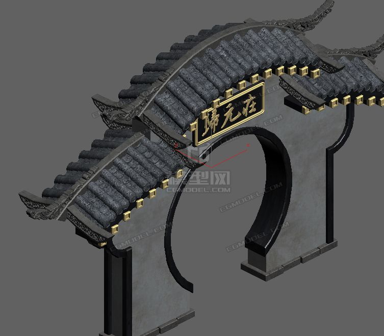 些事庄园围墙半圆形围墙门墙