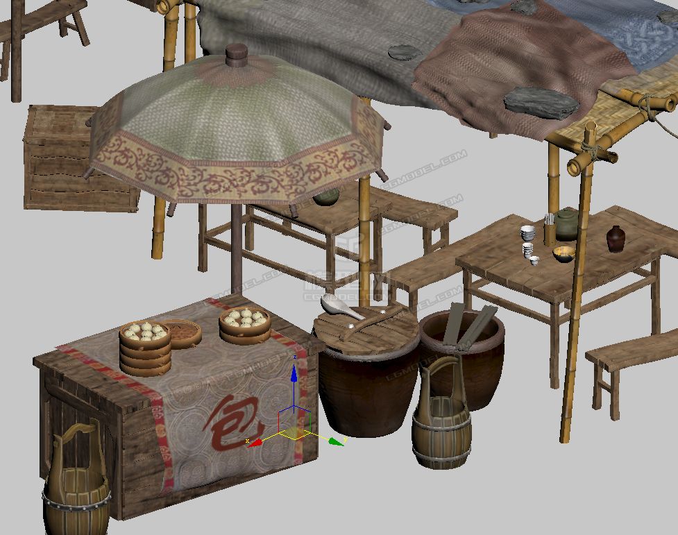 杂货铺,包子摊,茶摊,驿站,包子铺,杂货堆