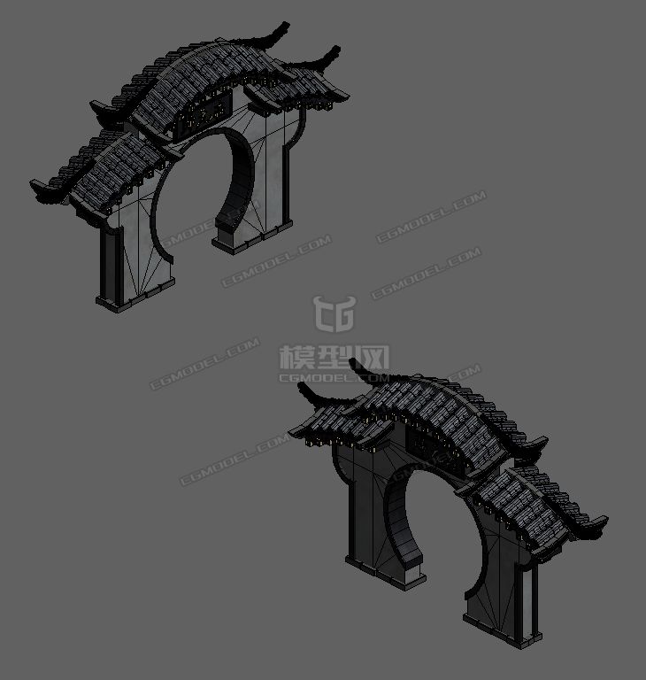 些事庄园围墙半圆形围墙门墙