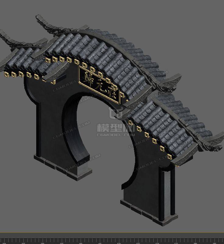 些事庄园围墙半圆形围墙门墙