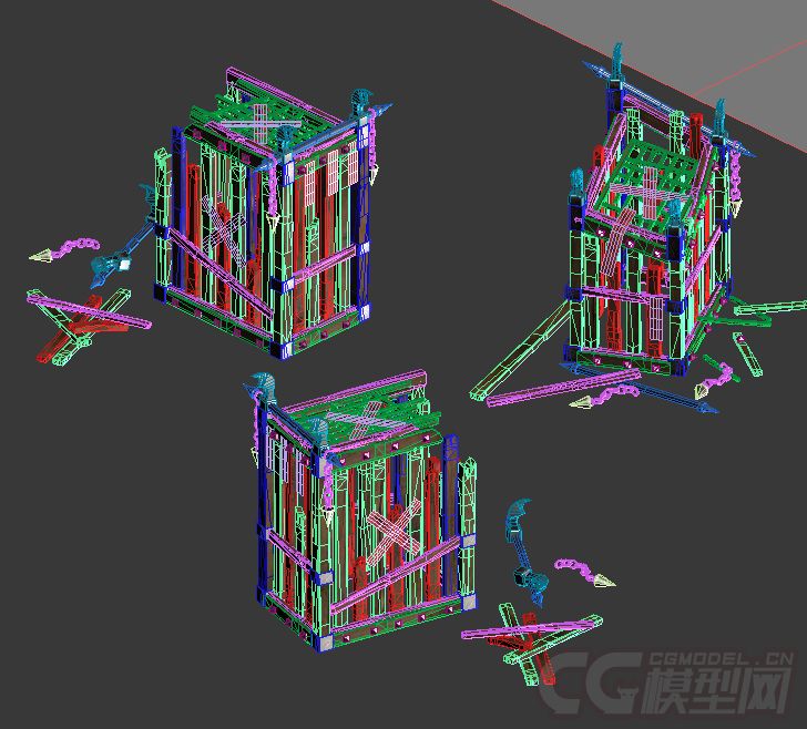 牢笼 囚笼模型-自然场景模型库-模型下载-cg模型网