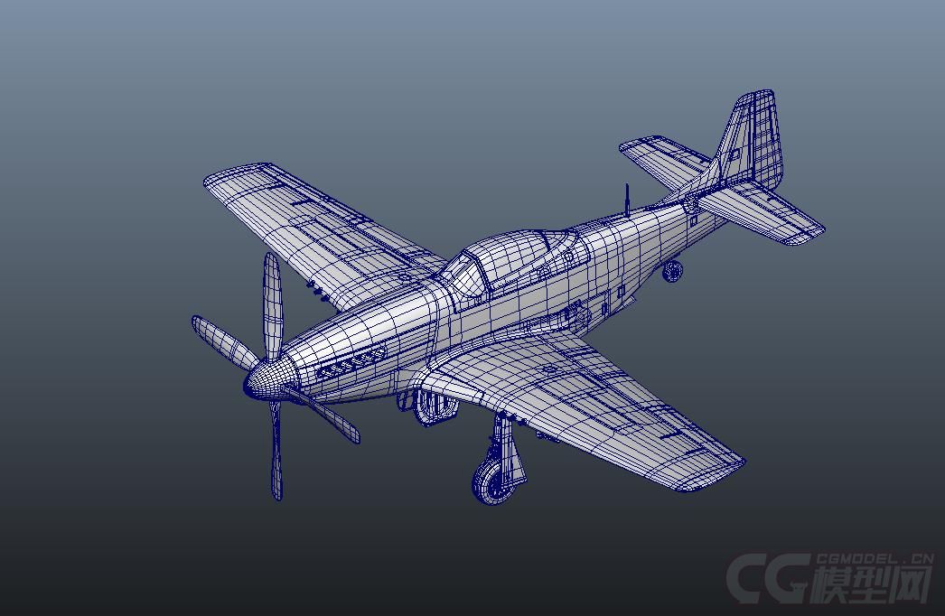p51战斗机,战斗机,军用飞机
