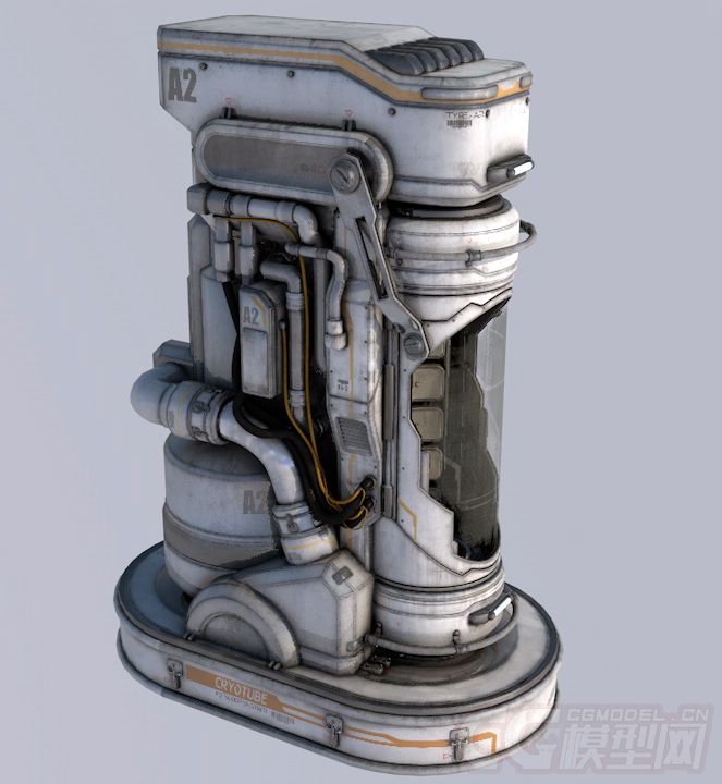 未来系列——科幻太空舱 未来传送器 科幻时光机 机舱 生化实验舱